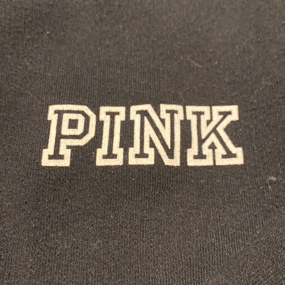 Pink by VS Black Sweater Hoodie Cropped XS - Picture 5 of 6